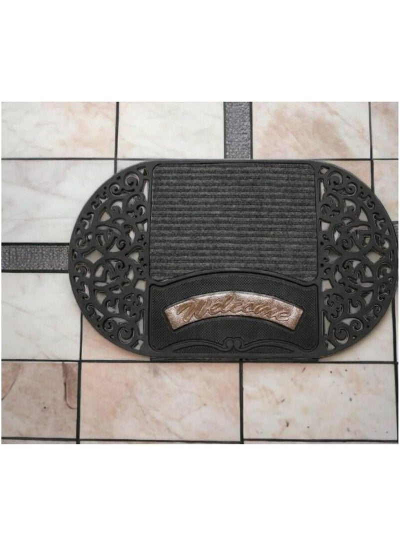 Gereric Decorative Welcome Door Mat, Welcome Entrance Door Mat, out door & indoor 50 * 80 cm (Oval) - Image 3